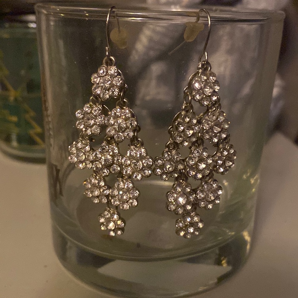 crystal dangle earrings
